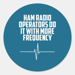 Adesivo Operadores de Rádio Amador Fazem Mais