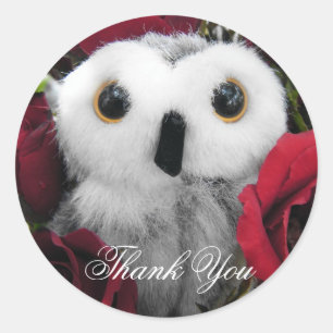 Adesivo Ophelia & os rosas do vintage - obrigado