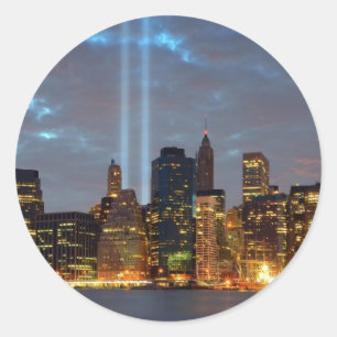 Adesivo Opinião da skyline da cidade na noite