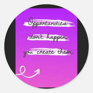 Adesivo Opportunity Sticker
