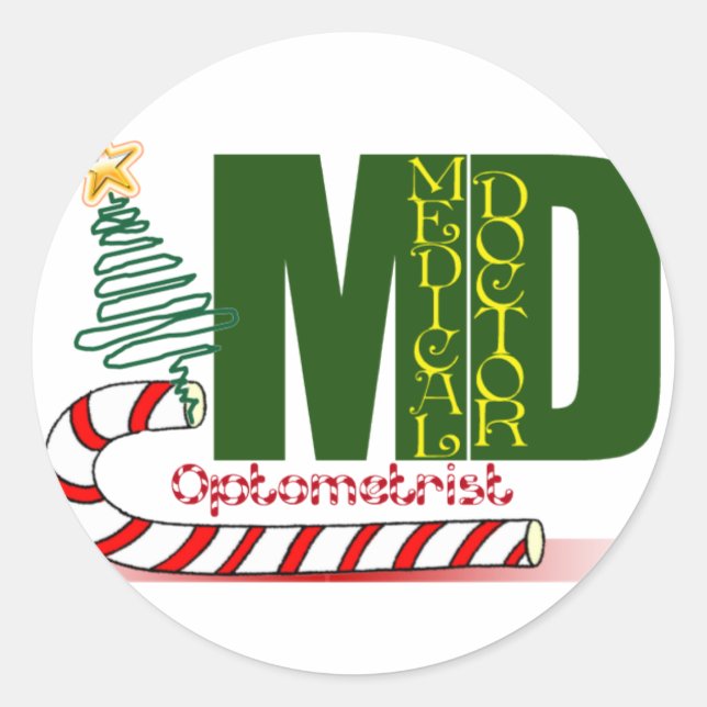 ADESIVO OPTOMETRISTA DE NATAL - MÉDICO (Frente)
