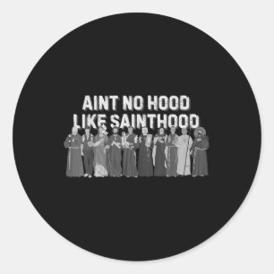 Adesivo Oração Da Fé Religiosa Católica Aint No Hood Like 