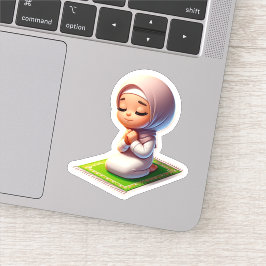 Adesivo Oração Motivacional Islâmica Bonita para Crianças