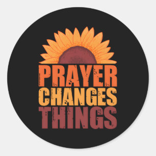 Adesivo Oração Muda As Coisas Rezam Oração Intercessória