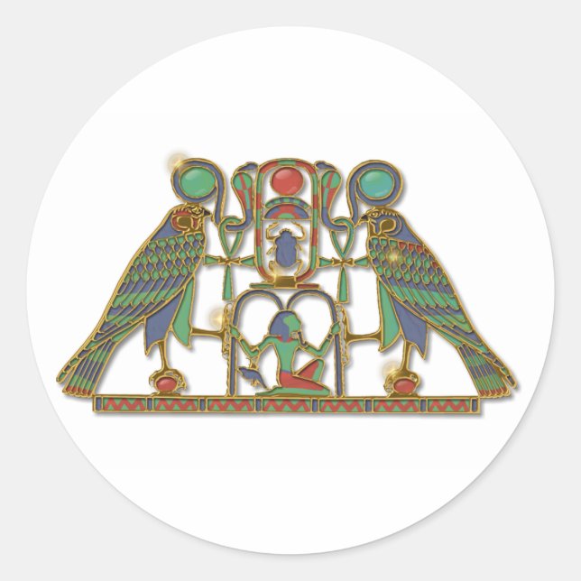 Adesivo Oral egípcio de Deus Horus (Frente)
