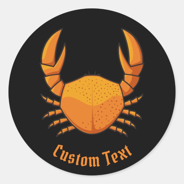 Adesivo Orange Crab (Frente)