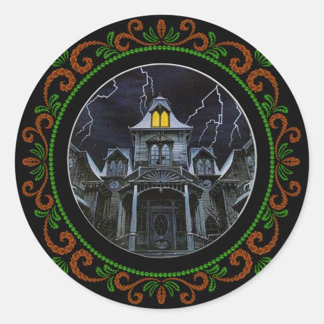 Adesivo Orange Green Halloween (Frente)