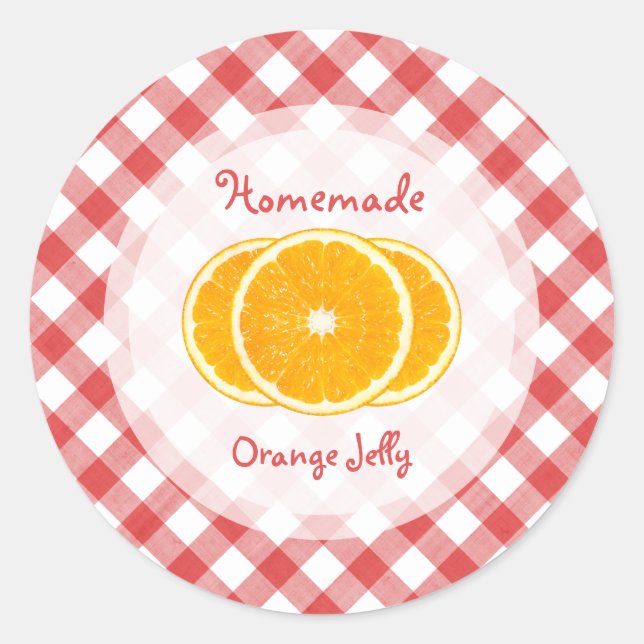 Adesivo Orange Jam Jelly (Frente)