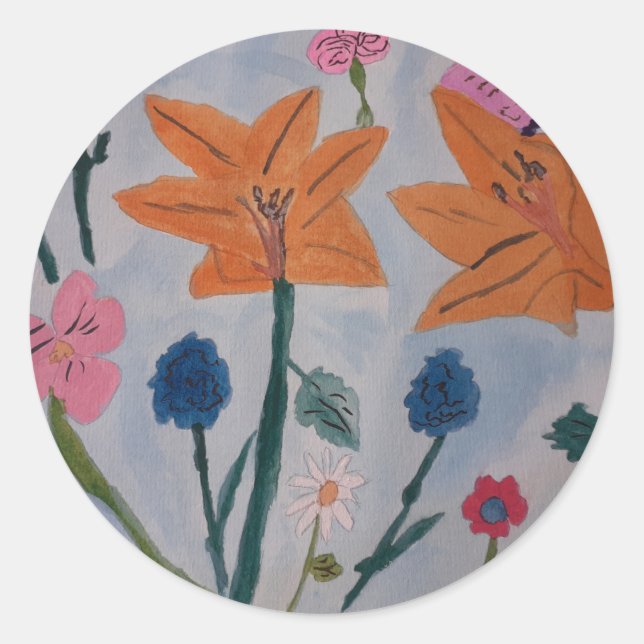 Adesivo Orange Lily Sticker (Frente)