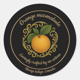 Adesivo Orange Radiance – Artisan Marmalade Label