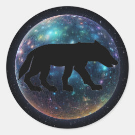 Adesivo Orb Espacial do Lobo Picado