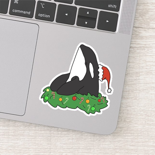 Adesivo Orca Sticker, Assassino de Natal (Detalhe)