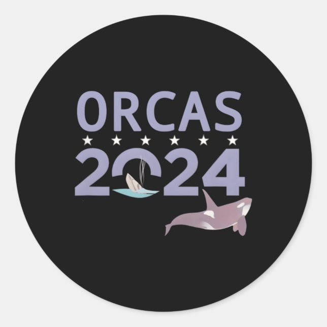 Adesivo Orcas 2024 (Frente)