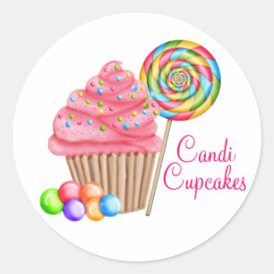 Adesivo Ordem feita sob encomenda para cupcakes de