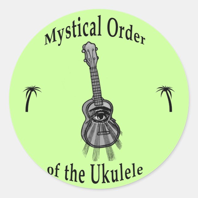 Adesivo Ordem Mística do Ukulele (Frente)