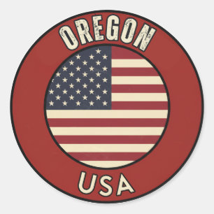 Adesivo Oregon Estados Unidos da América