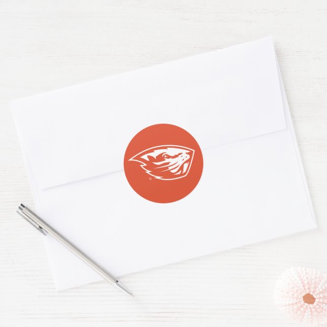 Adesivo Oregon State Beavers | Cabeça de castor (Envelope)