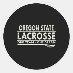 Adesivo Oregon State Lacrosse One Team One Dream