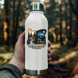 Adesivo Oregon State Sticker | Day & Night Landscape Art