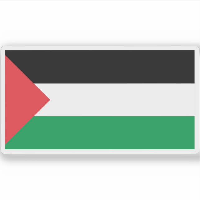 Adesivo Organização de Libertação Palestiniana (1964-1993) (Frente)