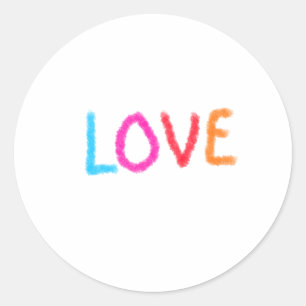 Adesivo Orgulho amoroso arco-íris LGBTQ junho moderno