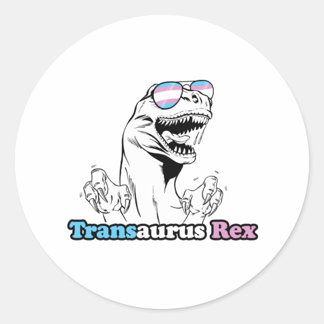 Adesivo Orgulho Animal - Transaurus Rex (Frente)