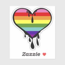 Orgulho Arco-Íris Derrubando Coração