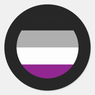 Adesivo Orgulho Asexual