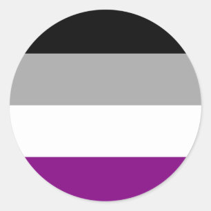 Adesivo Orgulho Asexual LGBTQ