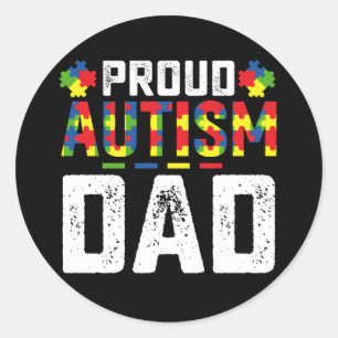 Adesivo Orgulho Autismo Conhecimento do Pai Família Autist