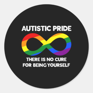 Adesivo Orgulho Autista - Consciência do Autismo - Arco-Ír