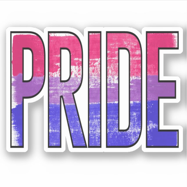 Adesivo Orgulho Bissexual (Frente)