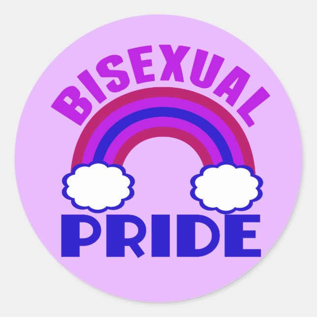 Adesivo Orgulho Bissexual (Frente)