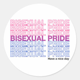 Adesivo Orgulho Bissexual