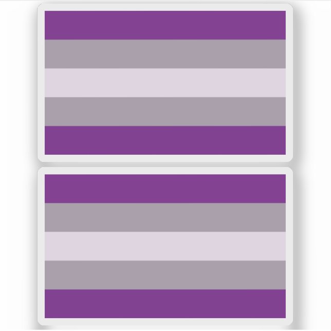 Adesivo Orgulho Cinzassexual (Frente)