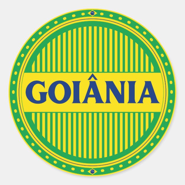 Adesivo Orgulho da Cidade de Goiânia – Identidade Brasilei (Frente)