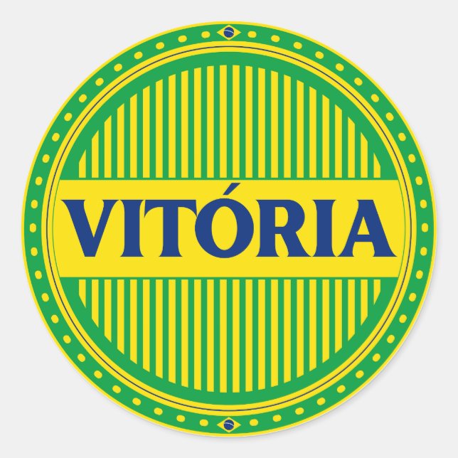 Adesivo Orgulho da Cidade de Vitória – Identidade Brasilei (Frente)
