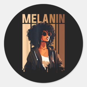 Adesivo Orgulho da História Negra Dripn Melanin Vidas Negr