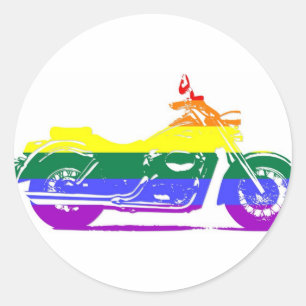 Adesivo Orgulho da motocicleta de GLBT