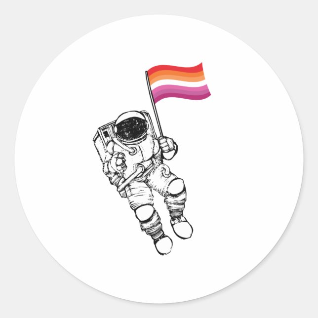 Adesivo Orgulho da Mulher Lésbica (Frente)
