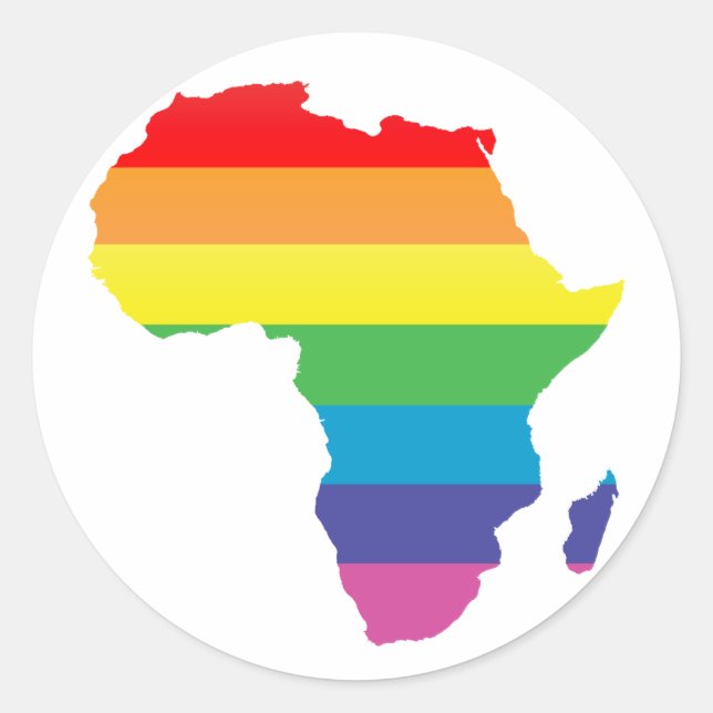 Adesivo orgulho de áfrica. (Frente)