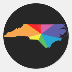 Adesivo orgulho de Carolina do Norte.