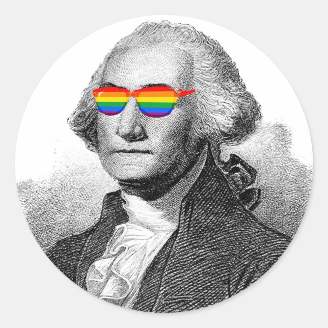 Adesivo Orgulho de George Washington (Frente)