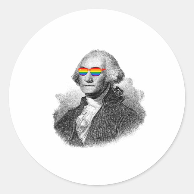 Adesivo Orgulho de George Washington (Frente)