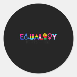 Adesivo Orgulho de Igualdade Arco-íris Lgbtq Feminista Def