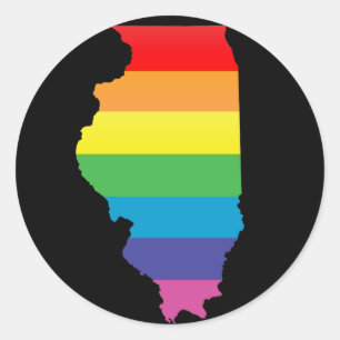 Adesivo orgulho de illinois