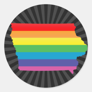 Adesivo orgulho de iowa.
