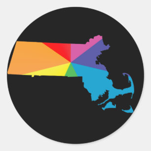 Adesivo Orgulho de massMassachusetts.