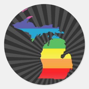 Adesivo orgulho de michigan