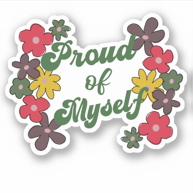 Adesivo Orgulho de mim mesmo Getter Sticker (Frente)